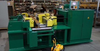 Straightening and bending machine EDZ 350 for railroad tracks and switches